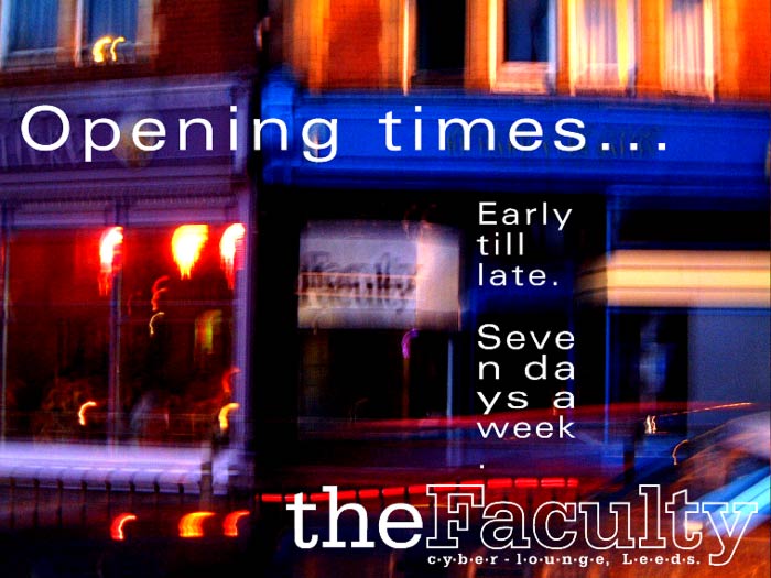 Bus stop poster in town